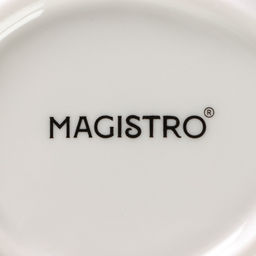 Салатники Magistro «Церера», набор 2 шт., 15.3×13×5.5 см, фарфор, белые