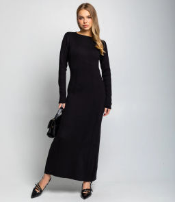 Платье #КТ25114, чёрный - Dommod фото 2