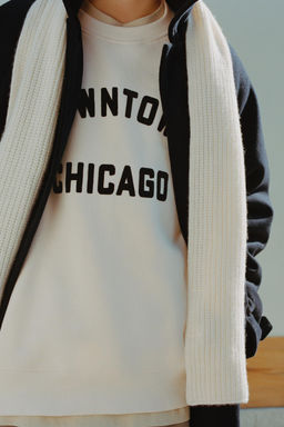 FLOCK TEXT SWEATSHIRT - Zara фото 6