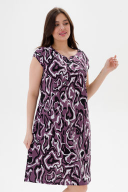 Платье женское из кулирки Стильное палитра лила - Амадэль фото 13