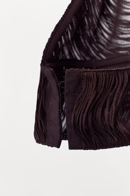 MINI TOP WITH FRINGING - Zara фото 10