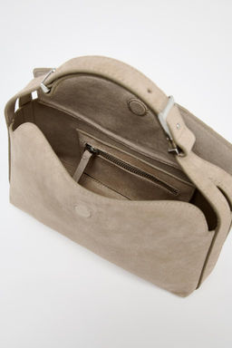 SPLIT SUEDE MINI HANDBAG - Zara фото 6