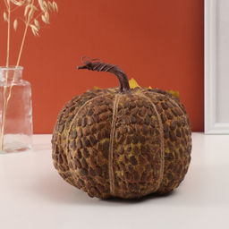 Фигурка «Две совушки в осенней тыкве», 20×20×20 см