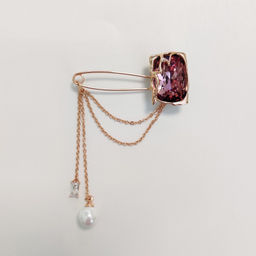 Брошь с кристаллами Swarovski