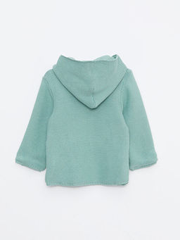 Kap??onlu Uzun Kollu Basic K?z Bebek Triko H?rka - Waikiki фото 2