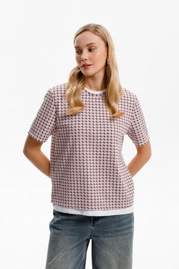 ЕВТ 3231/ретро геометрия фуфайка жен