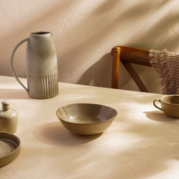 Салатник SL Home «Песчаный бриз», 700 мл, фарфор, бежевый