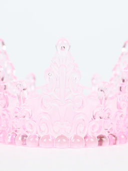 Корона для торта «Хрусталь», цвет розовый