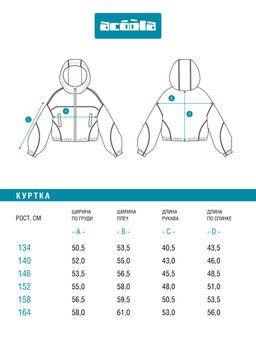 ACOOLA / Куртка детская для девочек Galium черный  фото 4