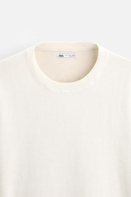 TEXTURED COTTON SWEATER - Zara фото 25