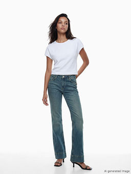 Flare Kad?n Jean Pantolon