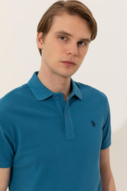 Мужская футболка Petrol Basic с воротником-поло Неожиданная скидка в корзине - U.s. polo assn фото 2