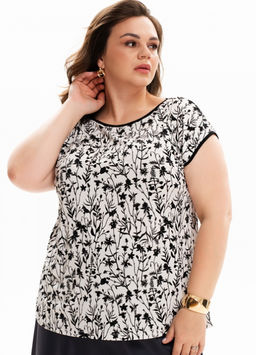 Футболка с рукавом кимоно из Искусственного шёлка