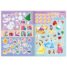 Книга с наклейками и скретч-слоем Адвент-календарь. Принцессы, А4, 24 стр. - Disney фото 7