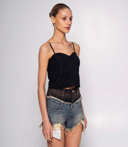 Топ #КТ558 (1), чёрный - Dommod фото 2