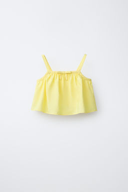 TOP CROPPED TAFET?N / Amarillo