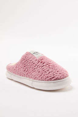 Trendyol Shoes Bej Pelus Dokuma Etiket Detayl? Kad?n Ev Terligi TAKAW25ER00012 - Trendyolmilla фото 4