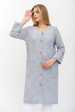 ЗЛАТА Кардиган 1-660/св.серый