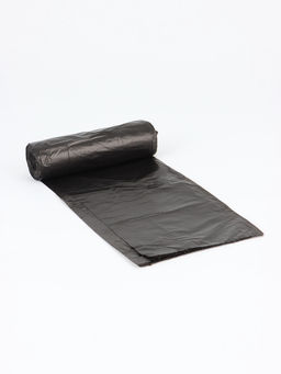 Цена за 2 шт. Мешки для мусора 120л, ПНД, толщина 15 мкм, 10 шт в рулоне, цвет черный