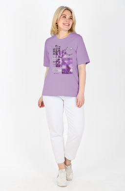 Футболка Лаура Ф-96 (44-60) кулирка - Лотос фото 13