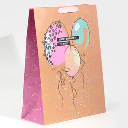 Пакет крафтовый вертикальный HB to you, L 31 40 11,5 см - Дарите счастье фото 2