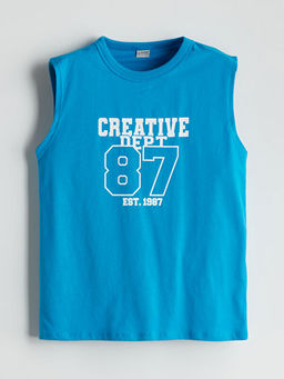 Bisiklet Yaka Erkek ?ocuk Atlet