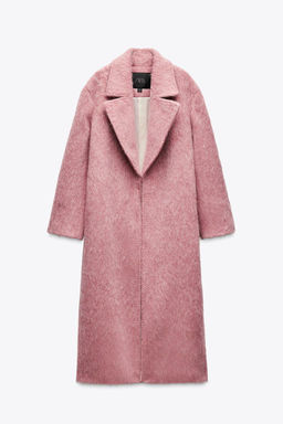 ZW COLLECTION OVERSIZE WOOL BLEND COAT - Zara фото 5