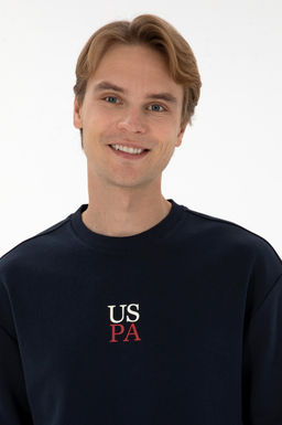 Erkek Lacivert Basic Sweatshirt Sepette S_rpriz _ndirim - U.s. polo assn фото 2