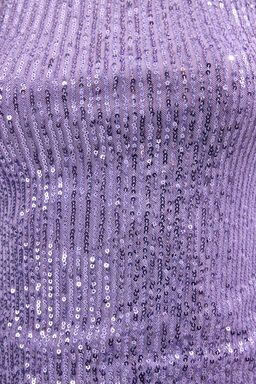 Trendyolmilla Siyah S?rt Detayl? Par?lt?l? Payet Orme Bluz TPRSS25BZ00036  фото 9