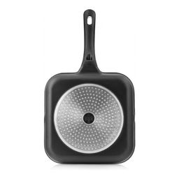 Сковорода-гриль c индикатором нагрева Walmer Thermal, 28 см, цвет черный  фото 3