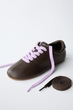 CHAMPION ® X ZARA LEATHER DERBY SHOES  фото 3