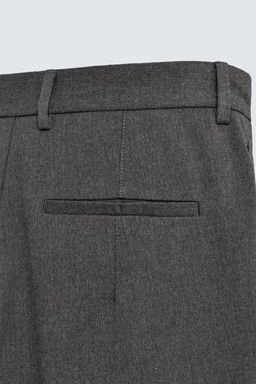 PLEATED WIDE-LEG TROUSERS - Zara фото 20