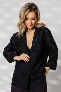 Жакет женский 4475/01/Чёрный - Rise фото 7