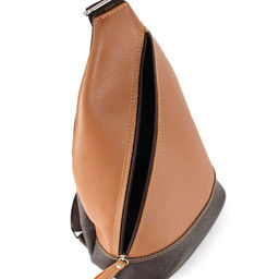 Рюкзак муж натуральная кожа Croco-СМ-860 (однолямочный), 1отд, плеч/рем-стропа, коричневый св флотер/корич флотер (268/116) 259173  фото 3