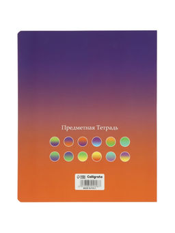 Комплект 12 предметных тетрадей «Градиент», 48 листов, справочная информация, 60 г