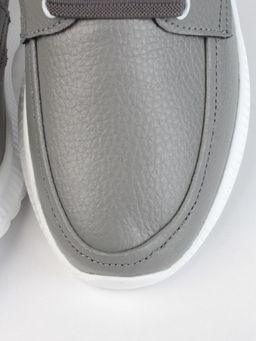 03-ZL-8861-1 DK. GRAY Полуботинки женские (натуральная кожа)