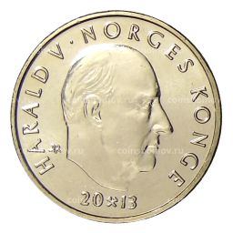 10 крон 2013 года Норвегия  100 лет всеобщему избирательному праву