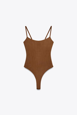 SHAPING BODYSUIT IN A POLYAMIDE BLEND - Zara фото 5