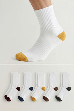 Beyaz 5li Corap TMNSS26CO00003