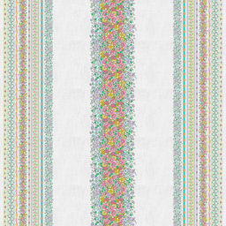 Цветочные узоры Скатерть 150х145см, длина стола до 110см, на 4 персоны, хлопок Премиум 186г/м2, Домашняя мода (Россия)  фото 2