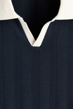 Polo en punto texturizado Relaxed Fit - H&m фото 4