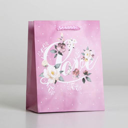 Пакет ламинированный Love, S 12 х 15 х 5,5 см