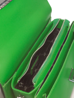 LACCOMA сумка TH858-зеленый натуральная кожа полиэстр