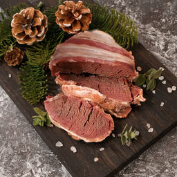 Окорок лося с копченой грудинкой высший сорт ВитаМир 325г  фото 3
