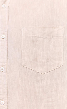 Рубашка д/р лен F111-0450-1 beige - Fine joyce фото 5