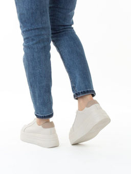 03-YC457-1 BEIGE Кроссовки женские (натуральная кожа)