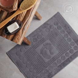 Полотенце махровое "Ножки" (графит) 50*70/1 шт. - 50*70 Махровые полотенца "Арт Дизайн" (Узбекистан)