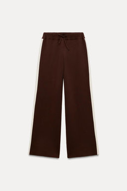 KNIT TROUSERS WITH SIDE STRIPES - Zara фото 3