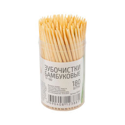 Зубочистки 180 шт, ТР-180, бамбуковые арт. 003913