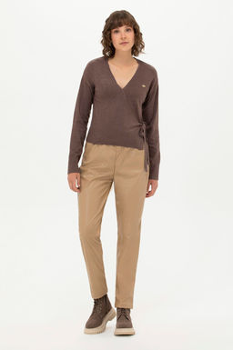 U. S. Polo Assn Женские брюки светло-коричневого цвета - U.s. polo assn фото 13